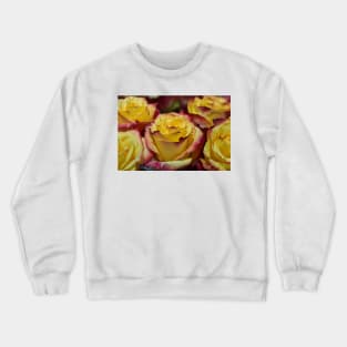 Floral arrangement with roses Crewneck Sweatshirt
